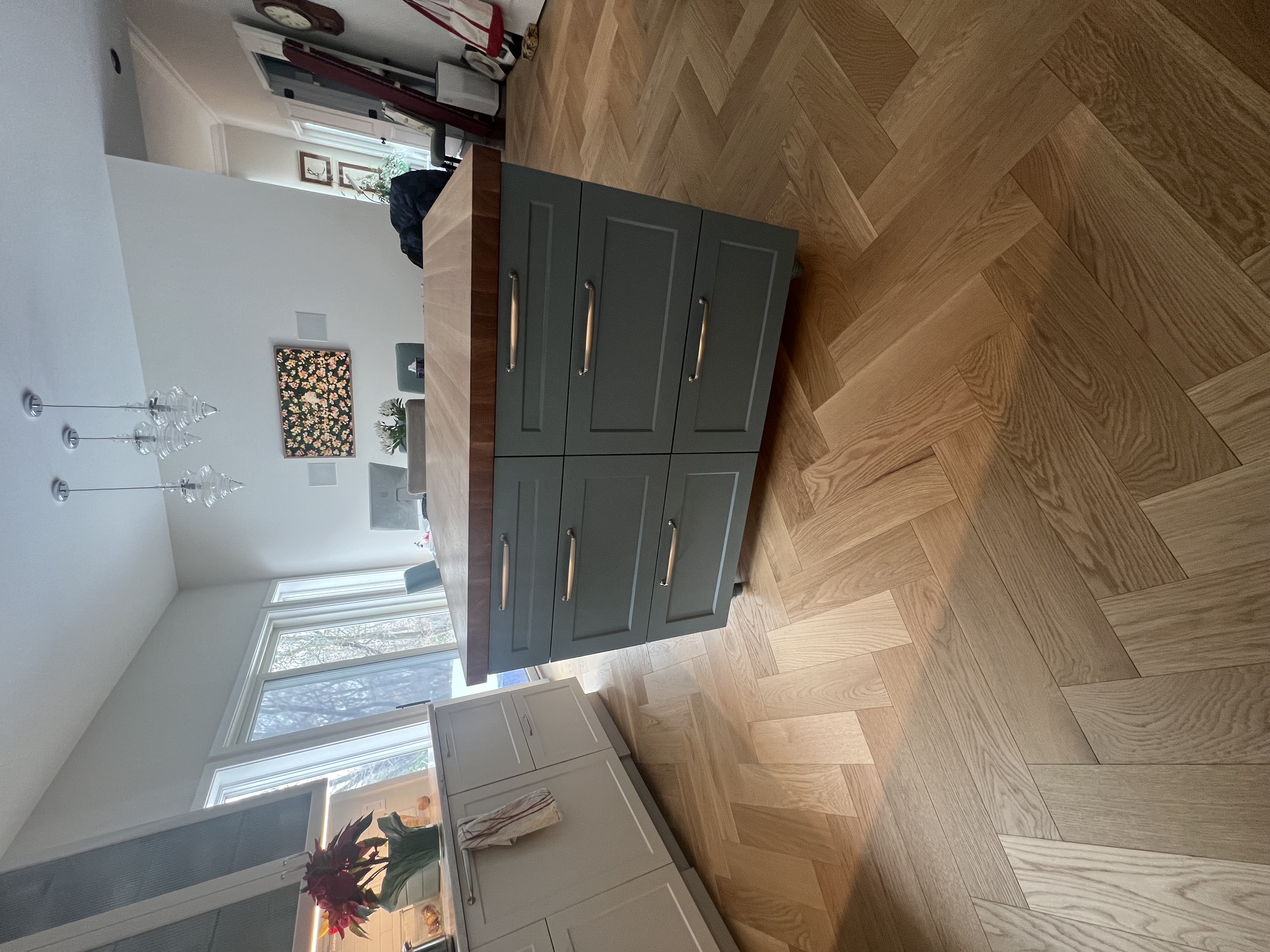 Handcrafted wooden furniture - right side detail